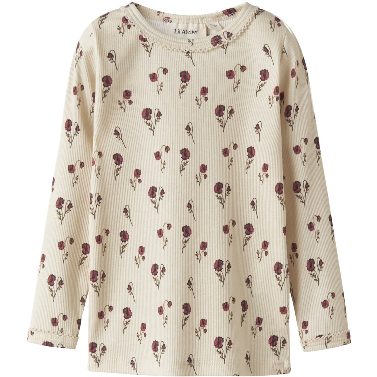 Lil'Atelier Turtledove Nmflavo Egi Ls Slim Topp Lil