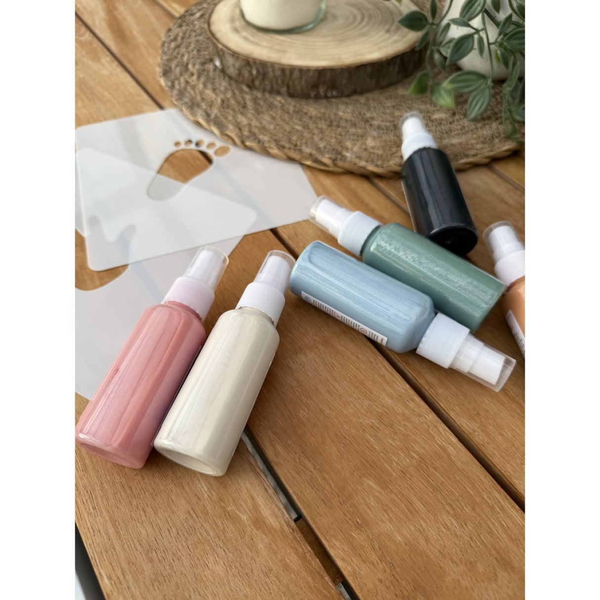Vanilla COPENHAGEN Multi Stoff Paint Spray Hand & Foot Print Kit