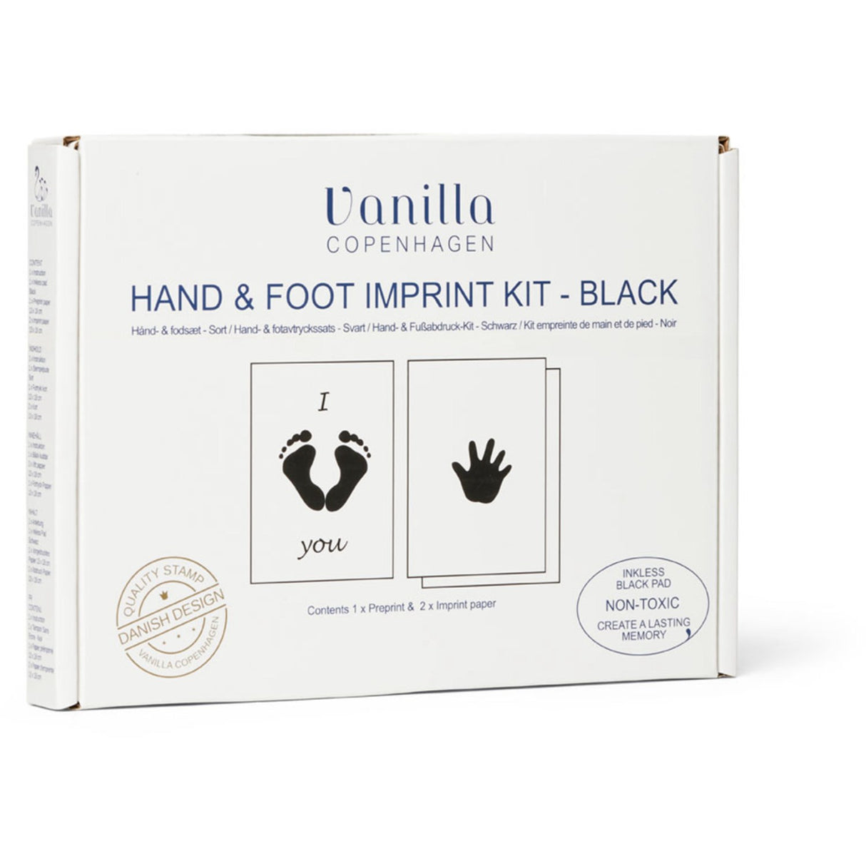 Vanilla COPENHAGEN Black Hand & Foot Inkless Pad