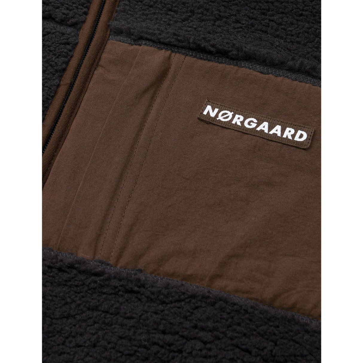 Mads Nørgaard Jet Black Teddybjørn Fleece Jeffo Jakke