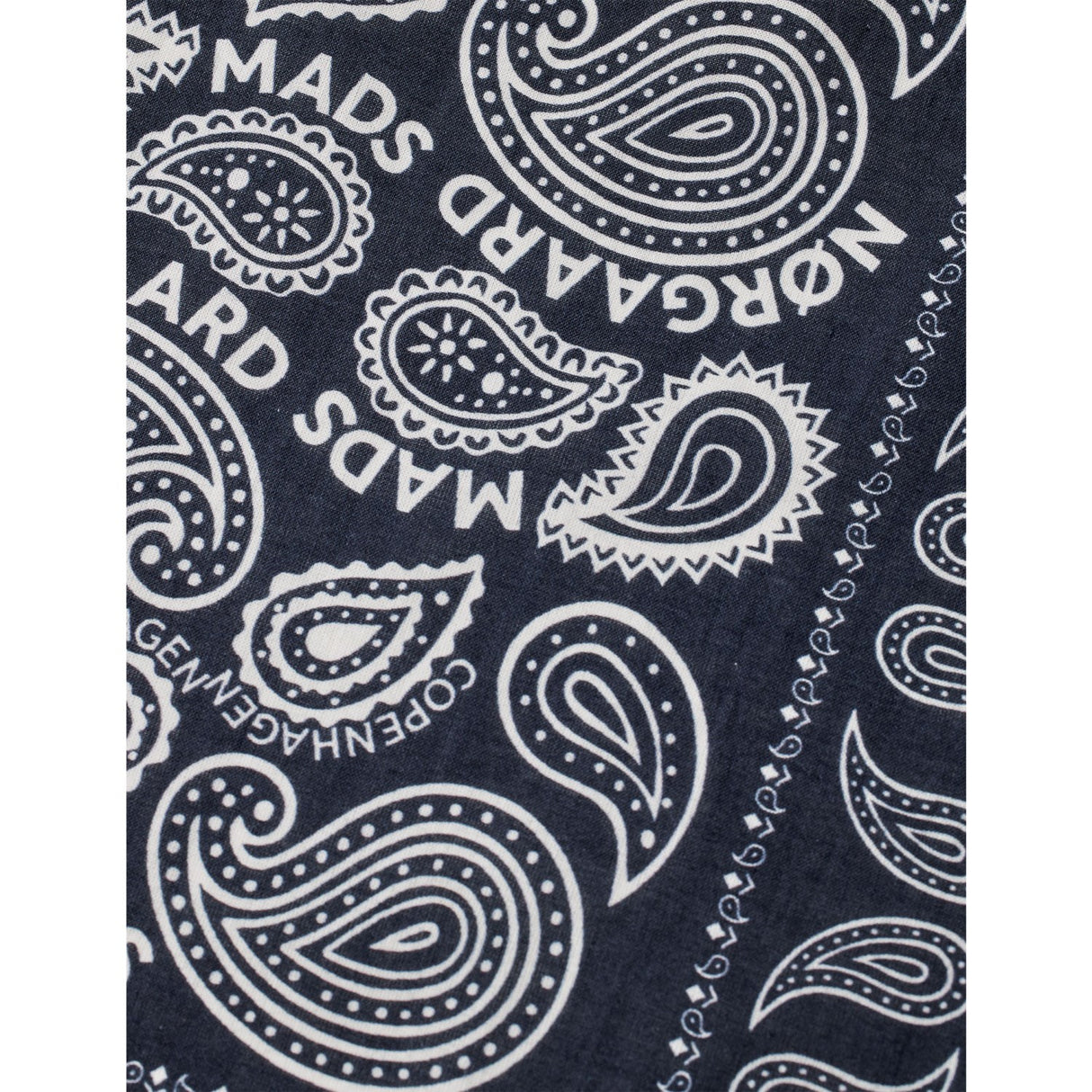 Mads Nørgaard Parisian Night Soft Bomull Paisley Skjerf Solid