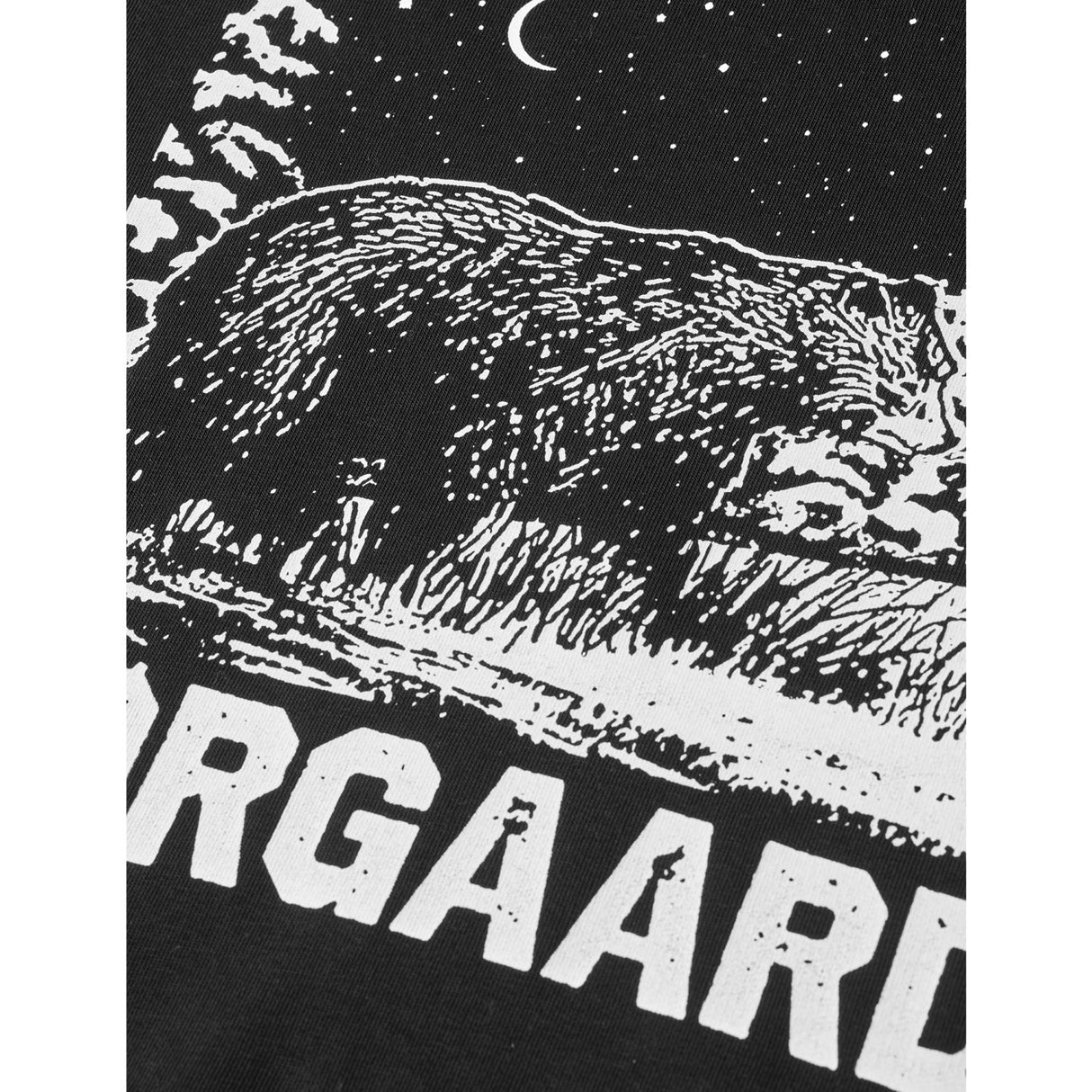 Mads Nørgaard Jet Black Mix Sweat Sonar Collegegenser