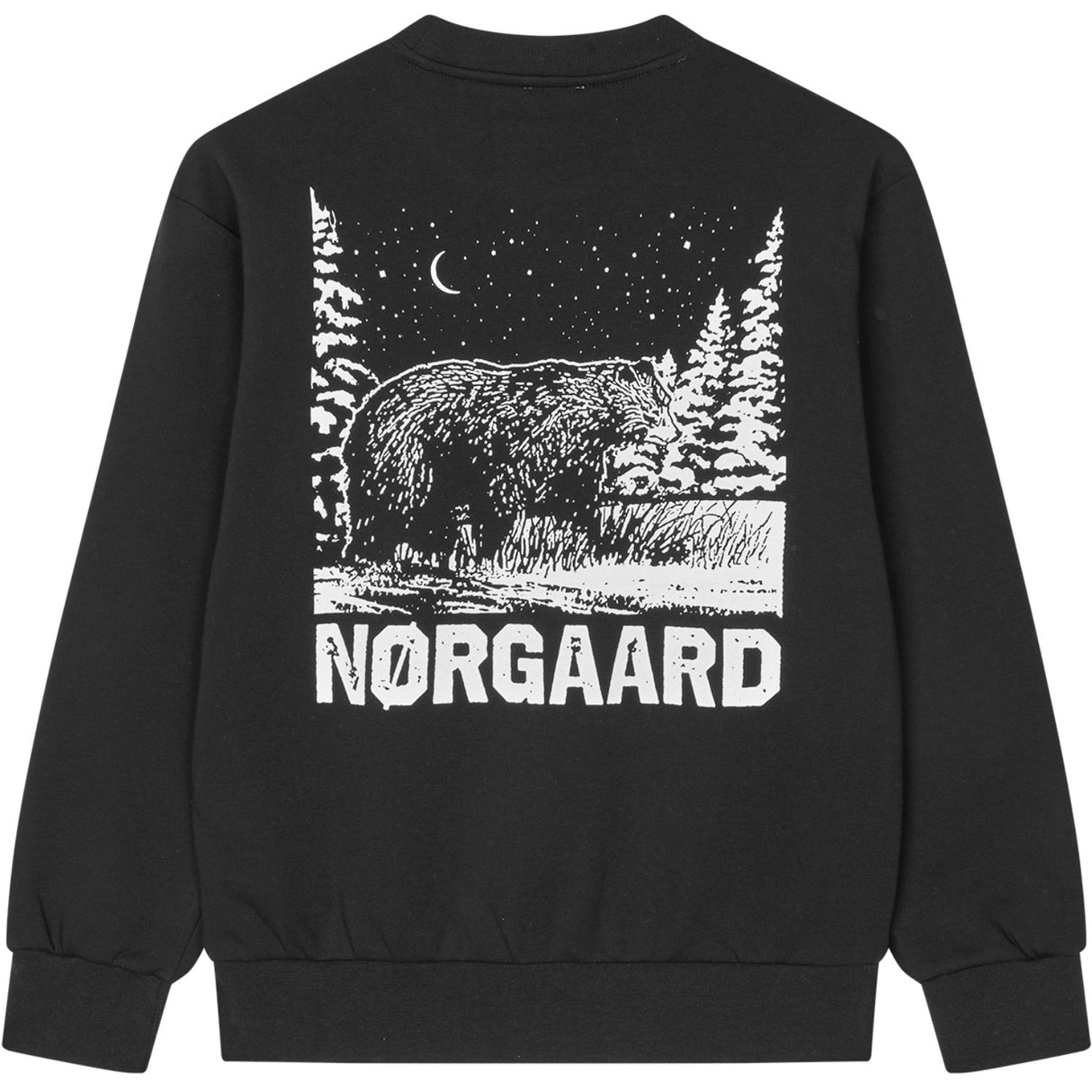 Mads Nørgaard Jet Black Mix Sweat Sonar Collegegenser