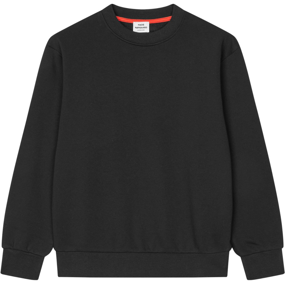 Mads Nørgaard Jet Black Mix Sweat Sonar Collegegenser