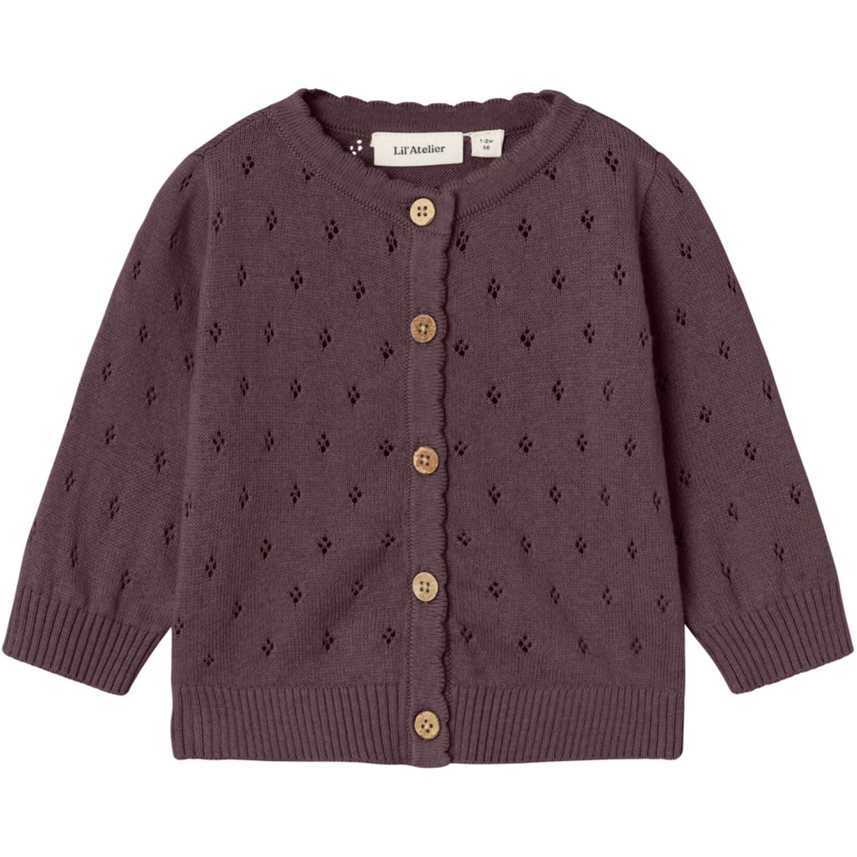 Lil'Atelier Catawba Grape Nbfnimi Ls Strikk Card Lil