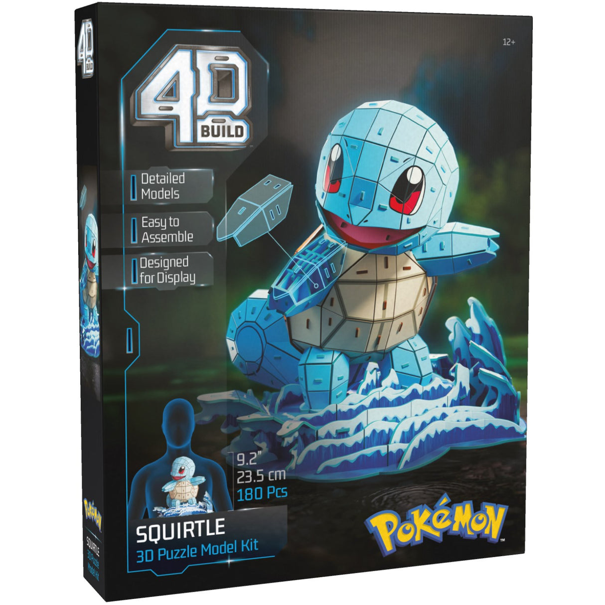 4D PUZZLES Pokemon 30 Cm Squirtle