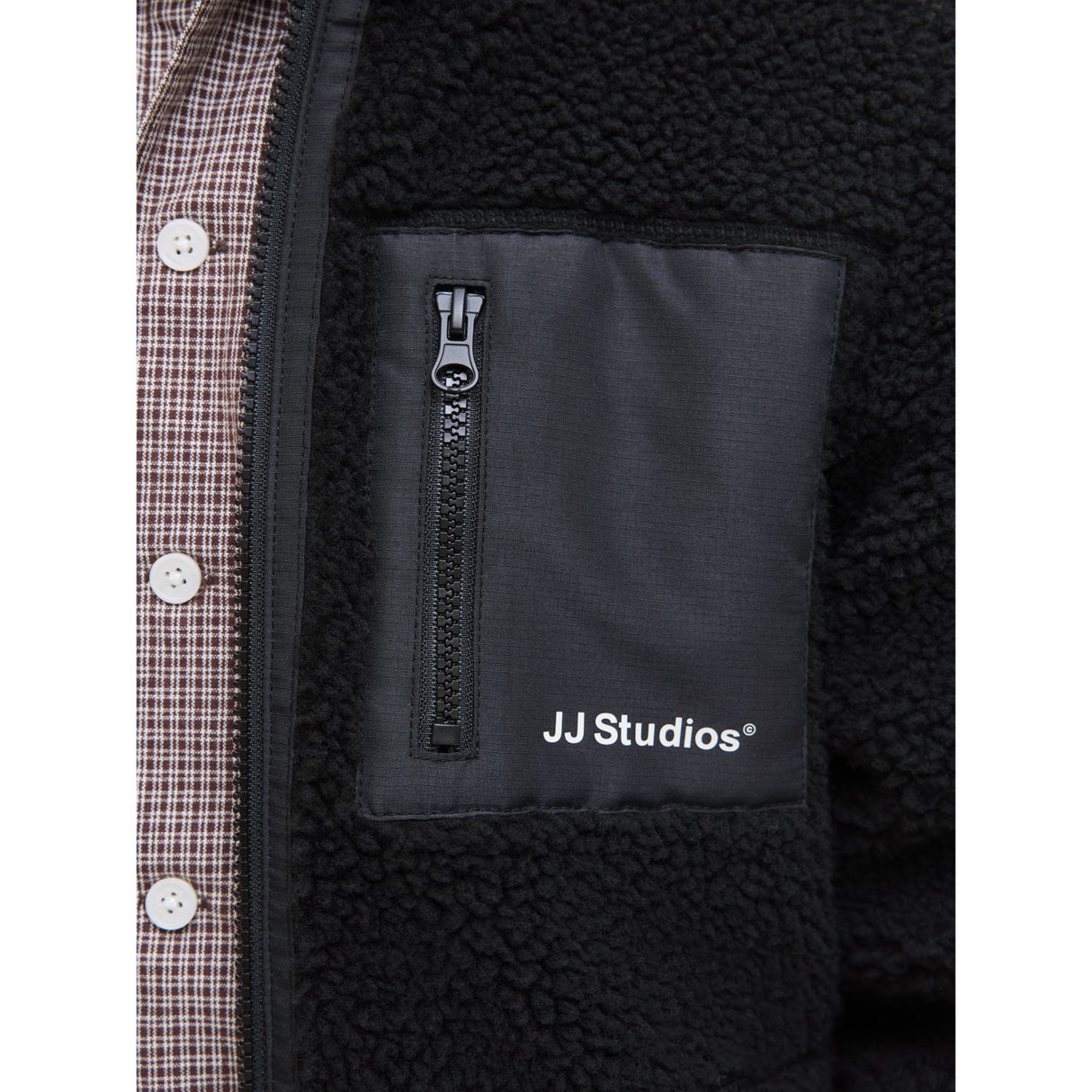 Jack & Jones Junior Black Jjesoho Teddybjørn Jakke Sn Jnr