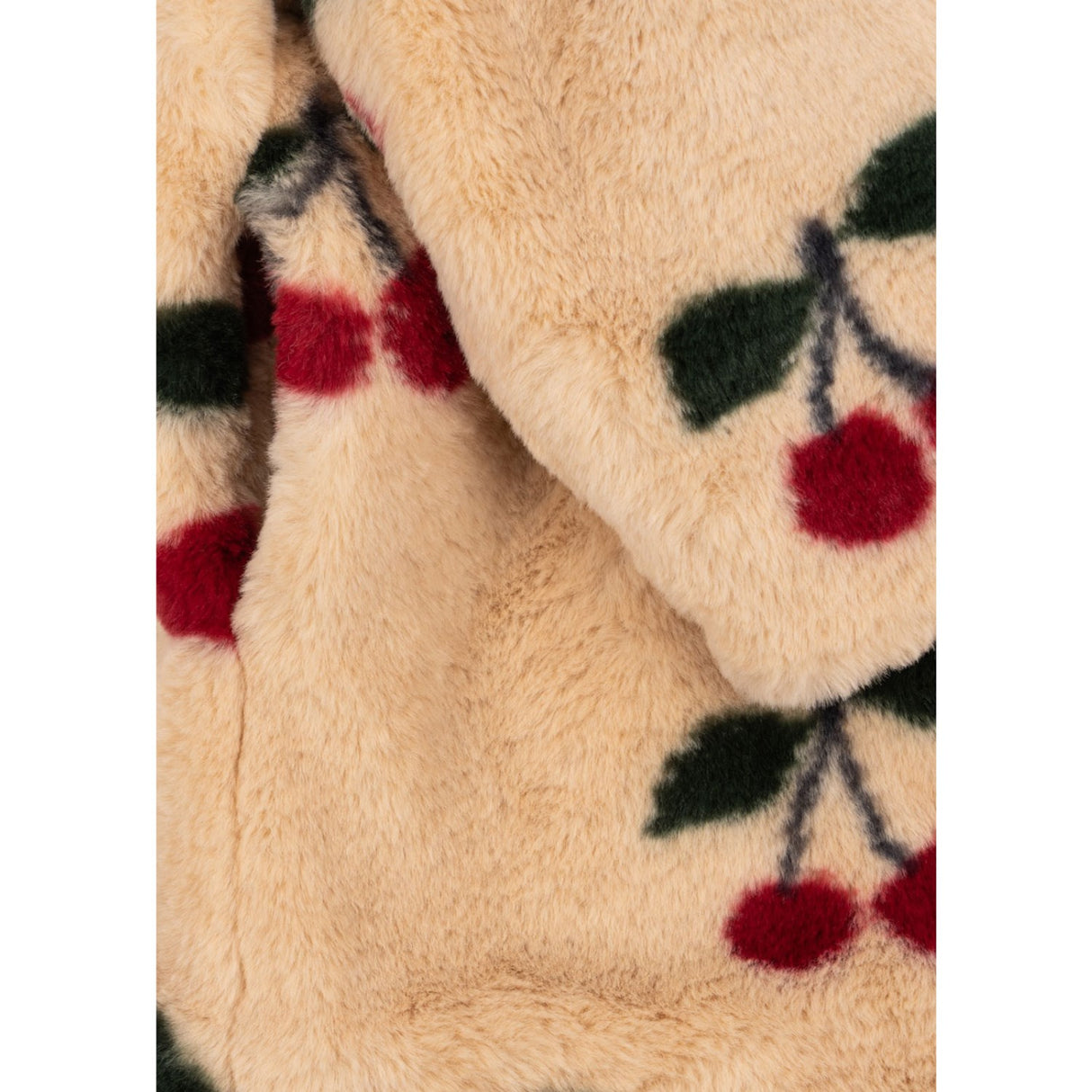 Konges Sløjd Ma Grande Cerise Fuzzie Frakk Grs