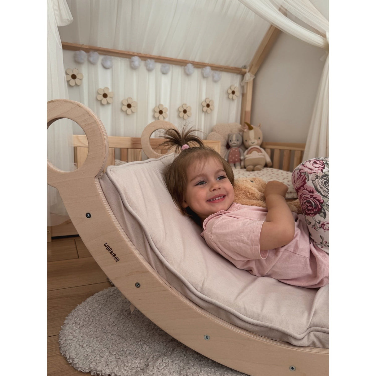Woobiboo Beige Rocker Madras L