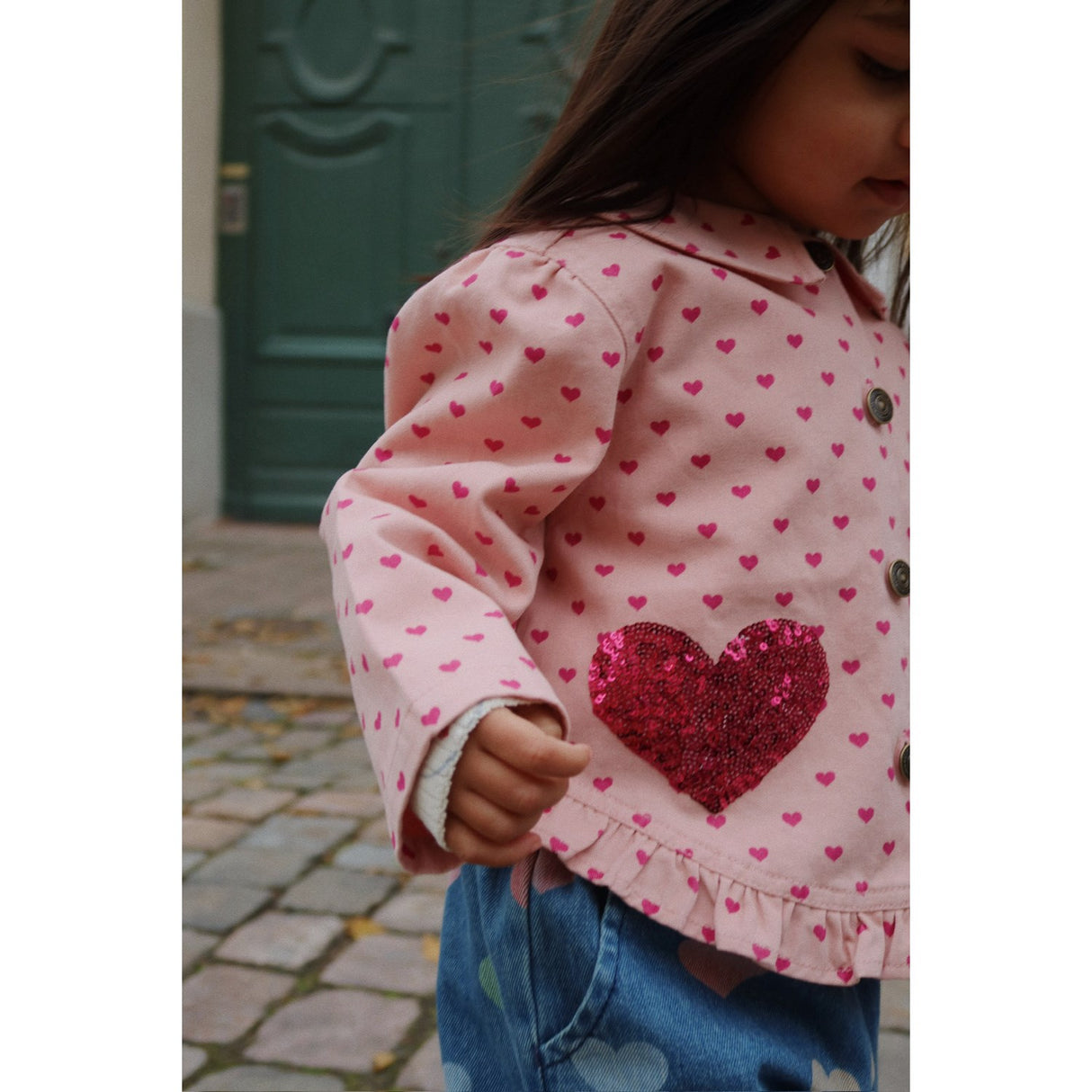 Konges Sløjd Berry Coeur Nola Paljet Skjorte Jakke GOTS