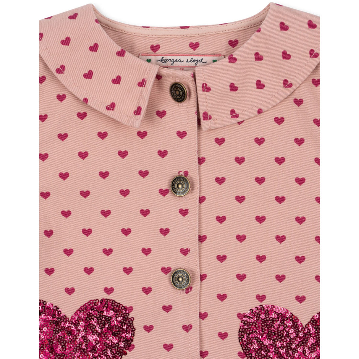 Konges Sløjd Berry Coeur Nola Paljet Skjorte Jakke GOTS