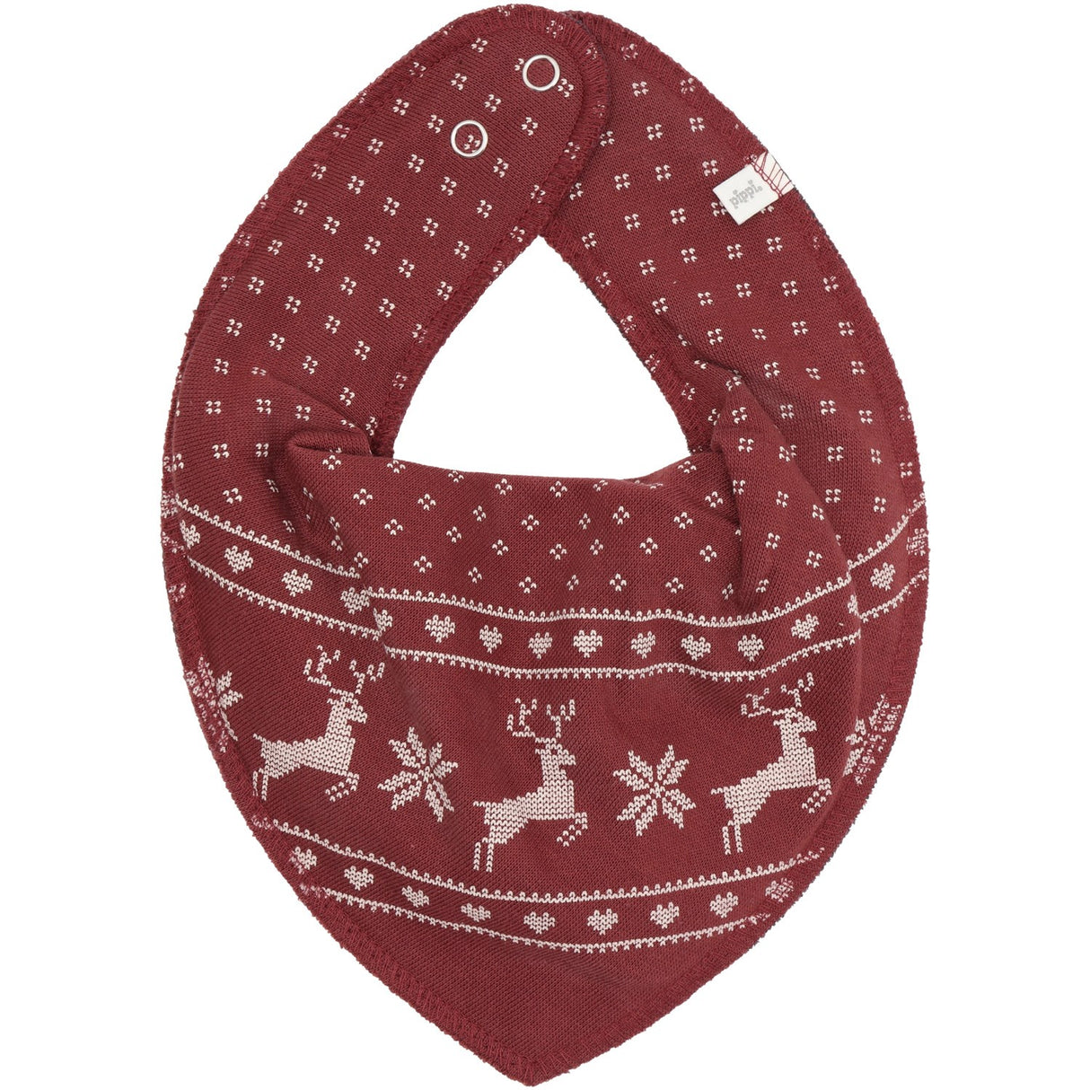 Pippi New Maroon Bandana Stoff Smekke Uni - Aop (3-Pack)