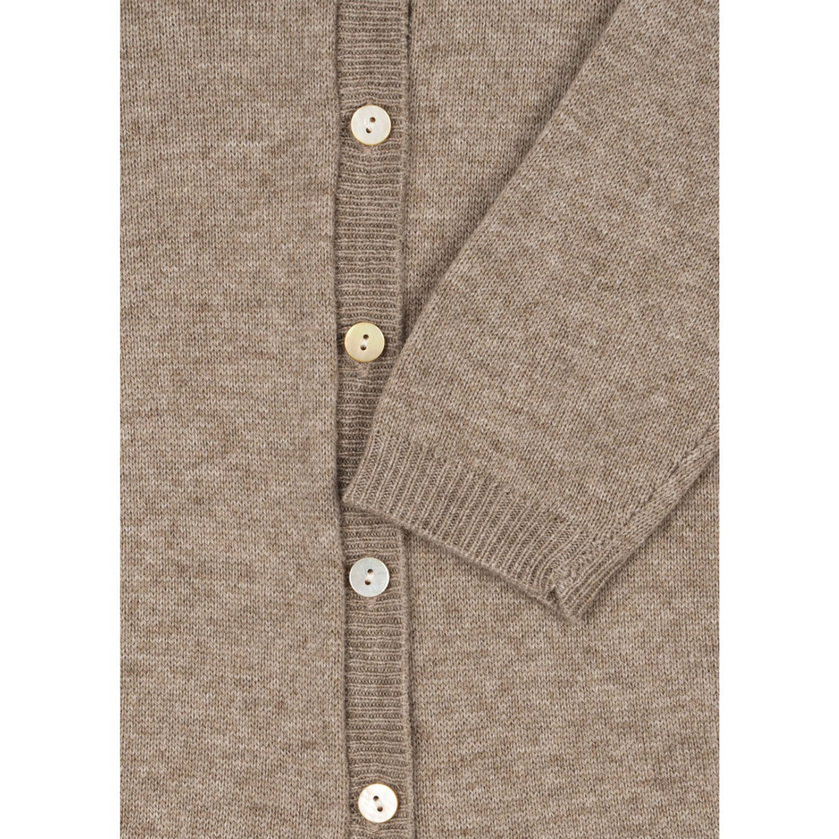 Konges Sløjd Light Brown Mattou Strikk Onesie