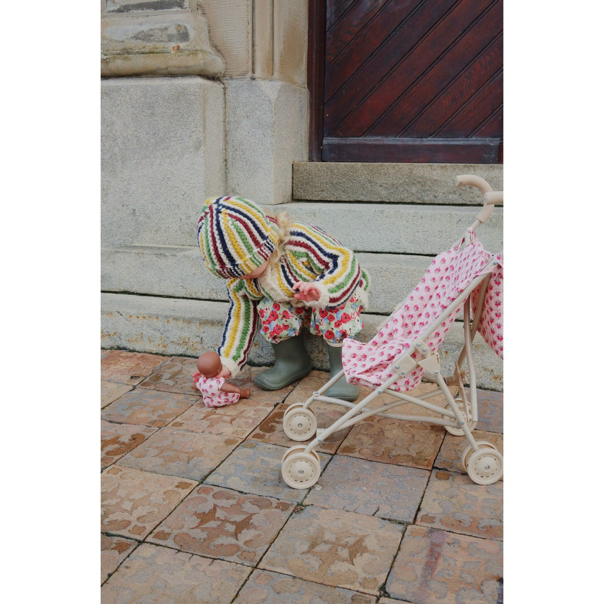 Konges Sløjd Rosie Rose Dukke Stroller