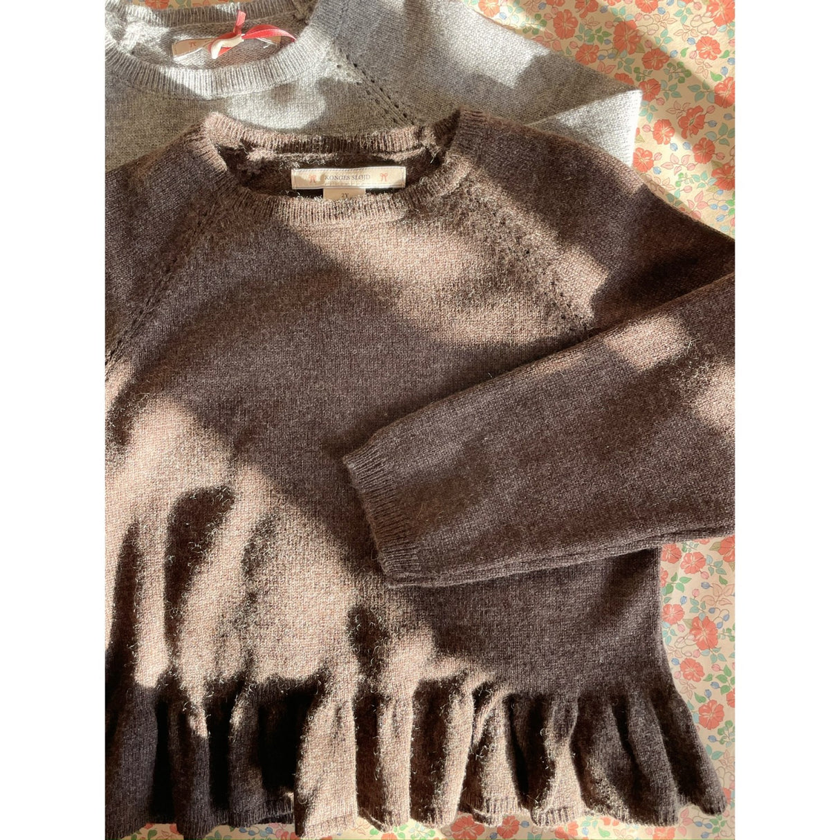 Konges Sløjd Brown Melange Cathy Strikk Sweater