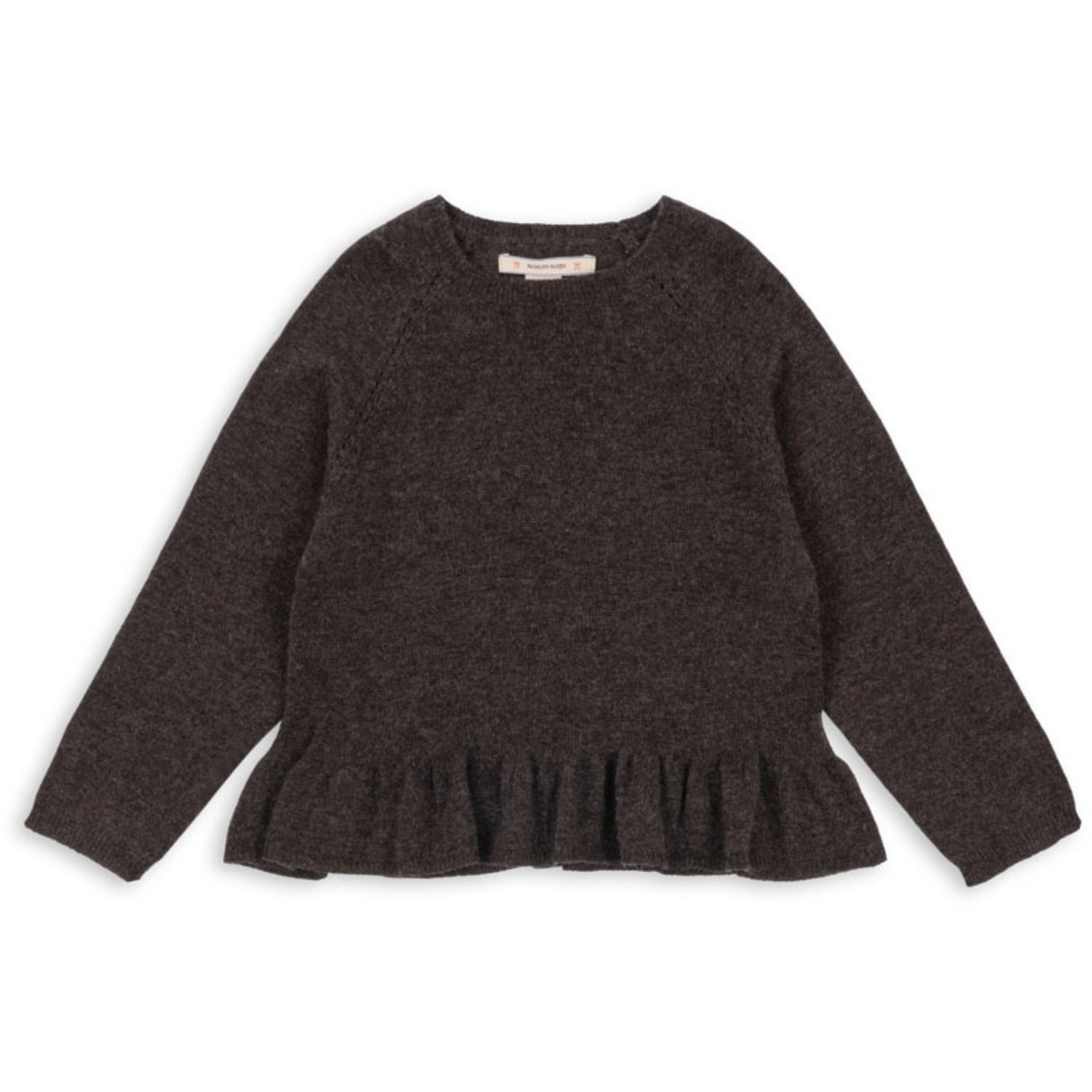 Konges Sløjd Brown Melange Cathy Strikk Sweater