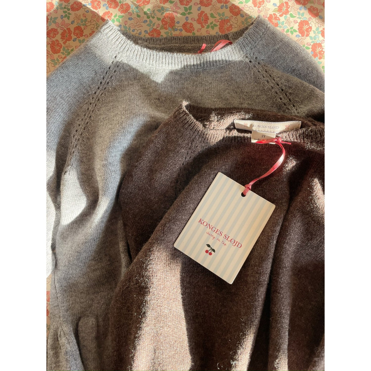 Konges Sløjd Brown Melange Cathy Strikk Sweater