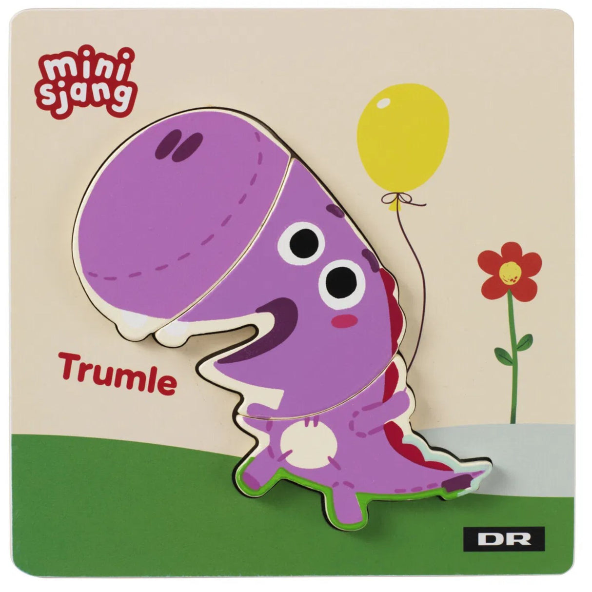 DR Puslespill i tre, 3 brikker, tromme