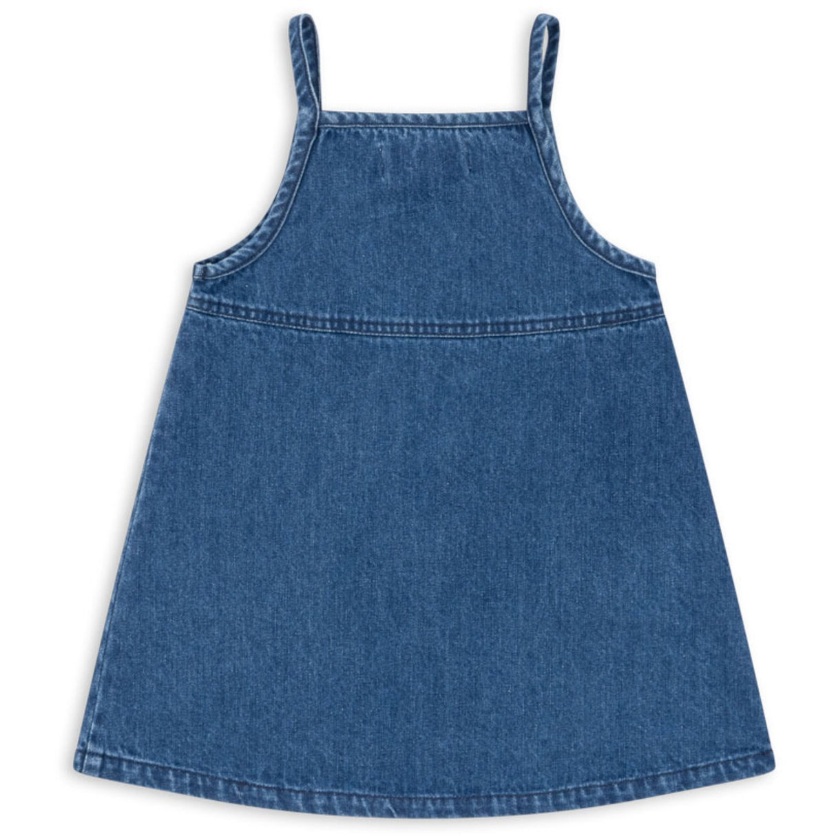 Konges Sløjd x Luksusbaby Denim Blue Magot Strap Dress GOTS