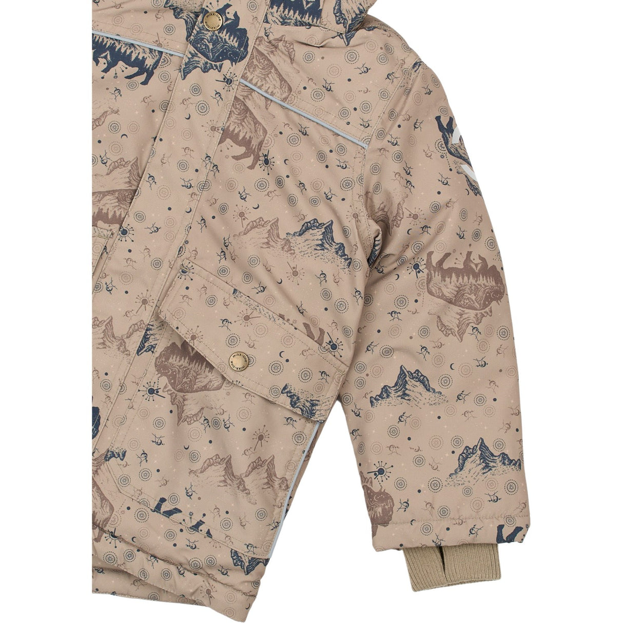 Mikk-Line Coriander Polyester Boys Jakke AOP