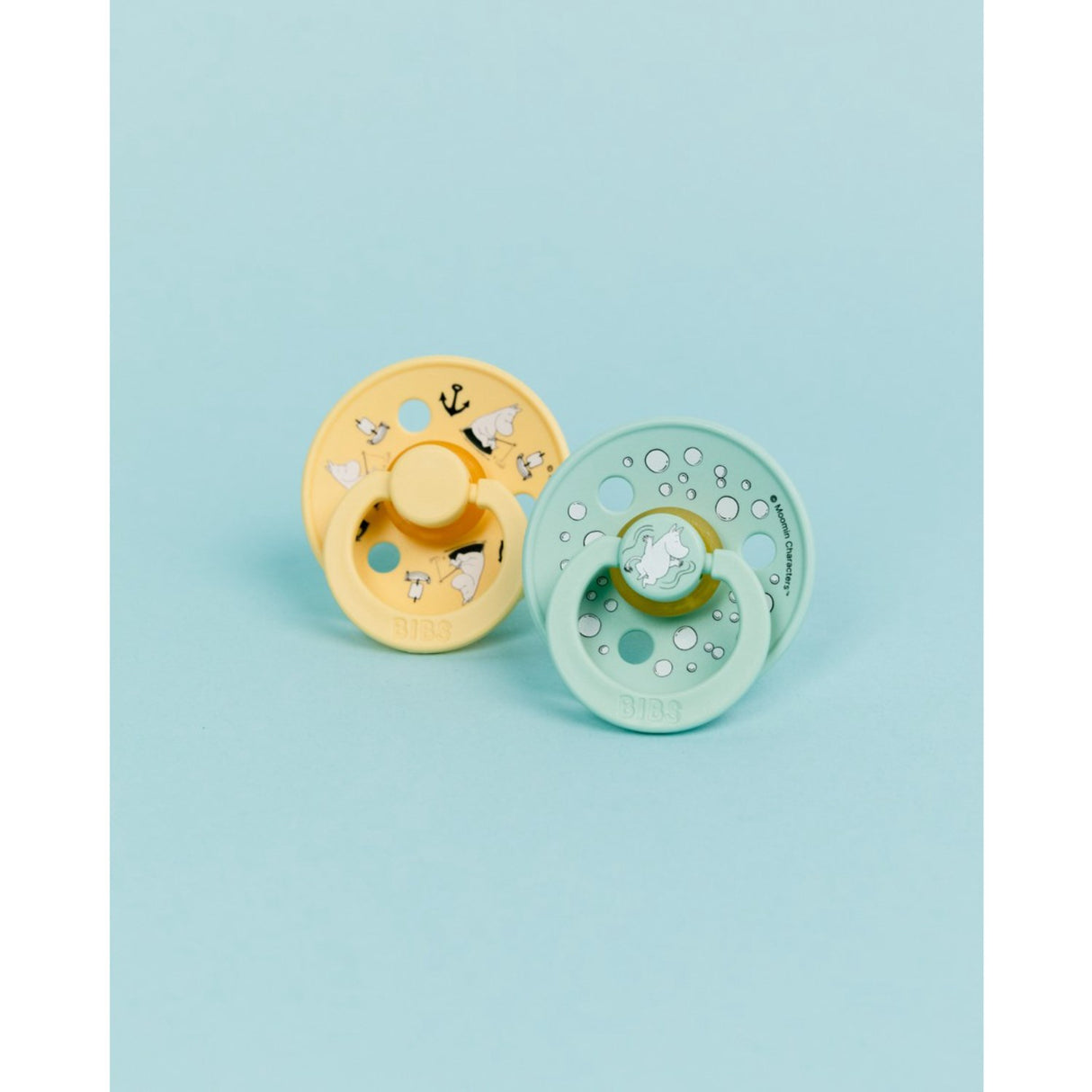 Bibs X Moomin Nordic Mint Mix Smokk Colour 2-Pakning Sailing Latex