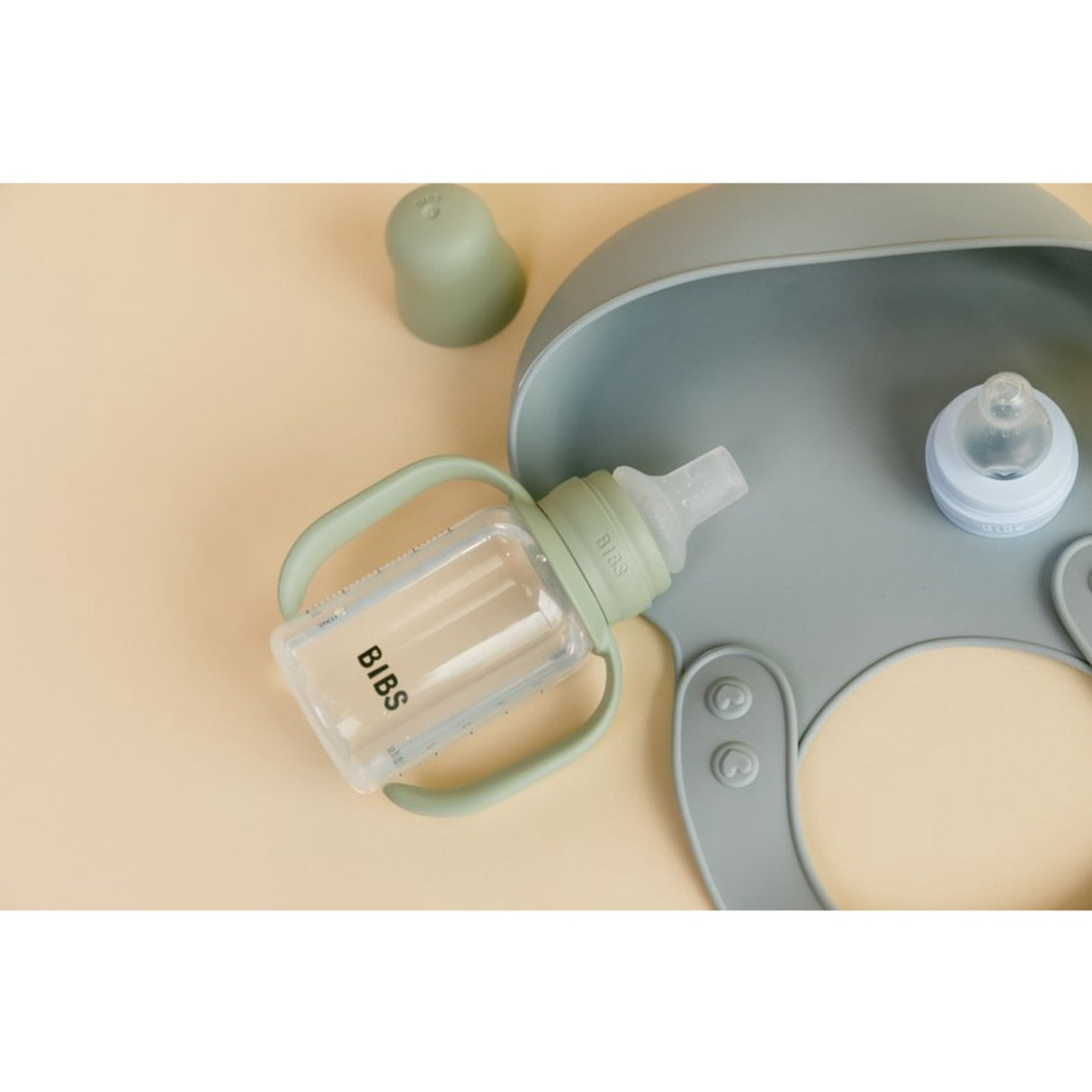 Bibs Sage Baby Sippy Flaske Spout Round Silikon Slow Flow