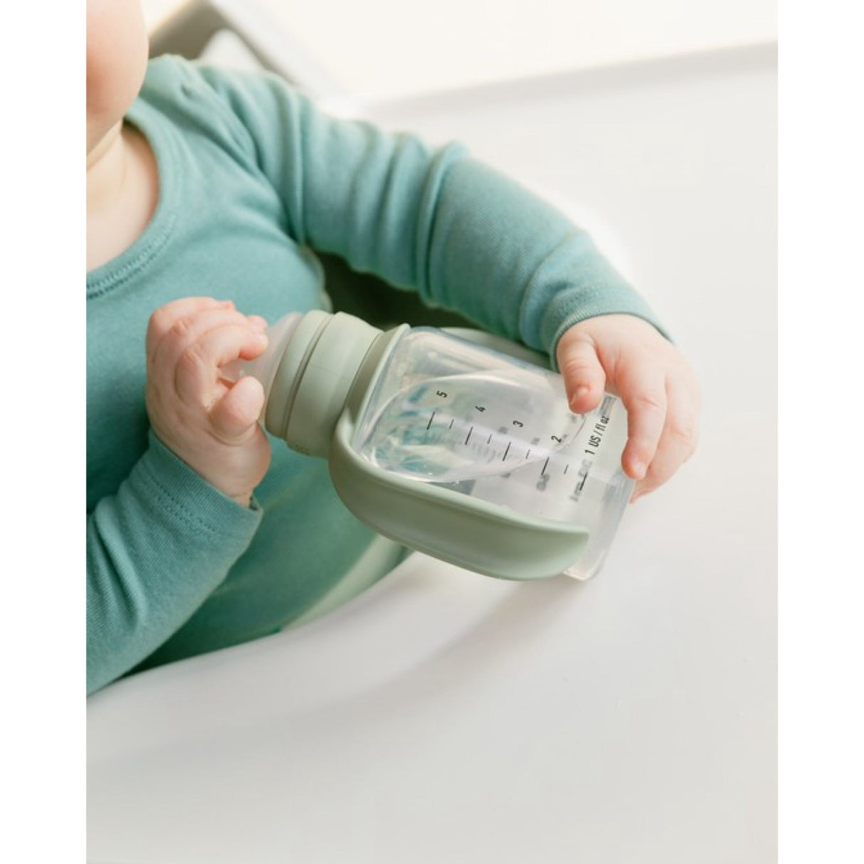 Bibs Sage Baby Sippy Flaske Spout Round Silikon Slow Flow