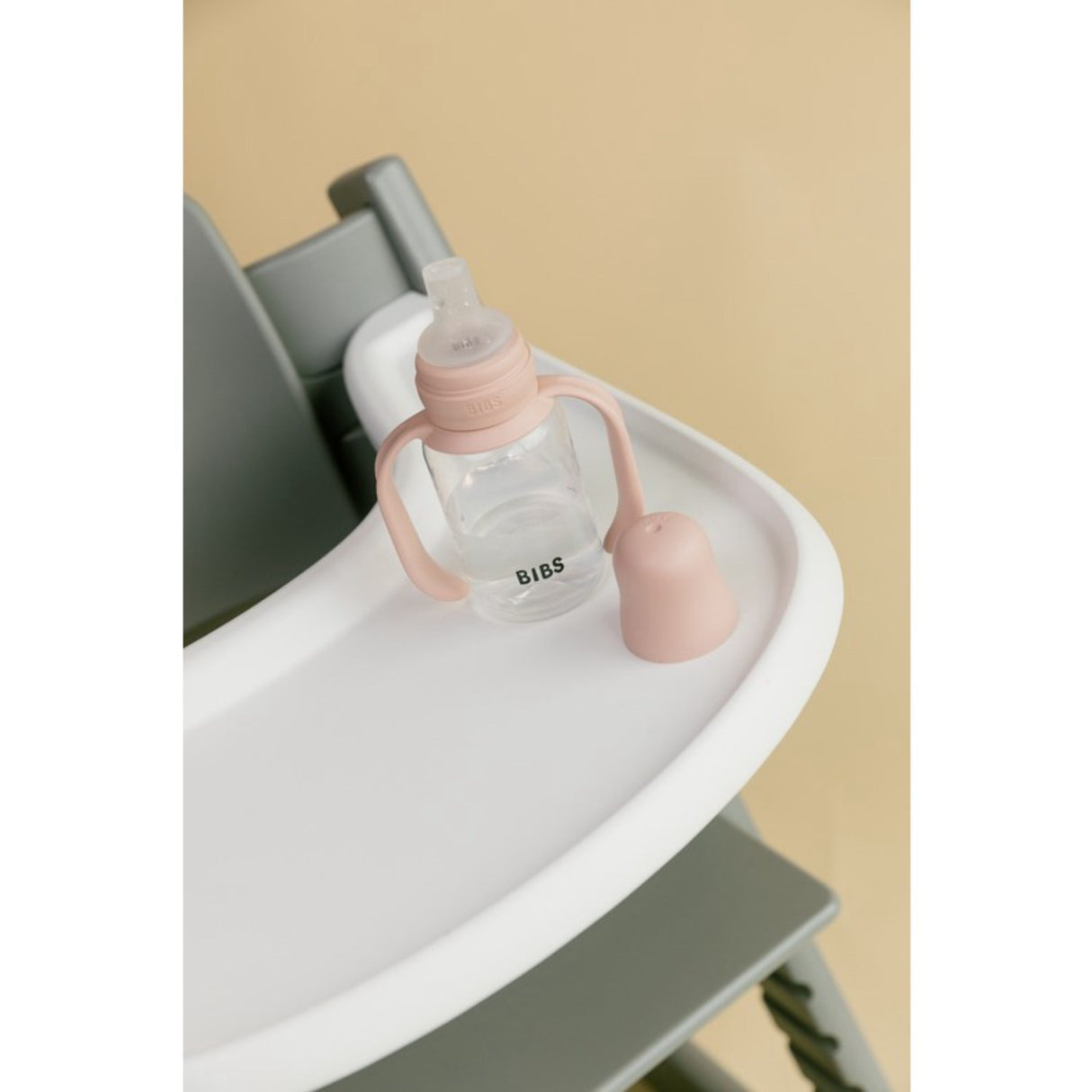 Bibs Blush Baby Sippy Flaske Spout Round Silikon Slow Flow