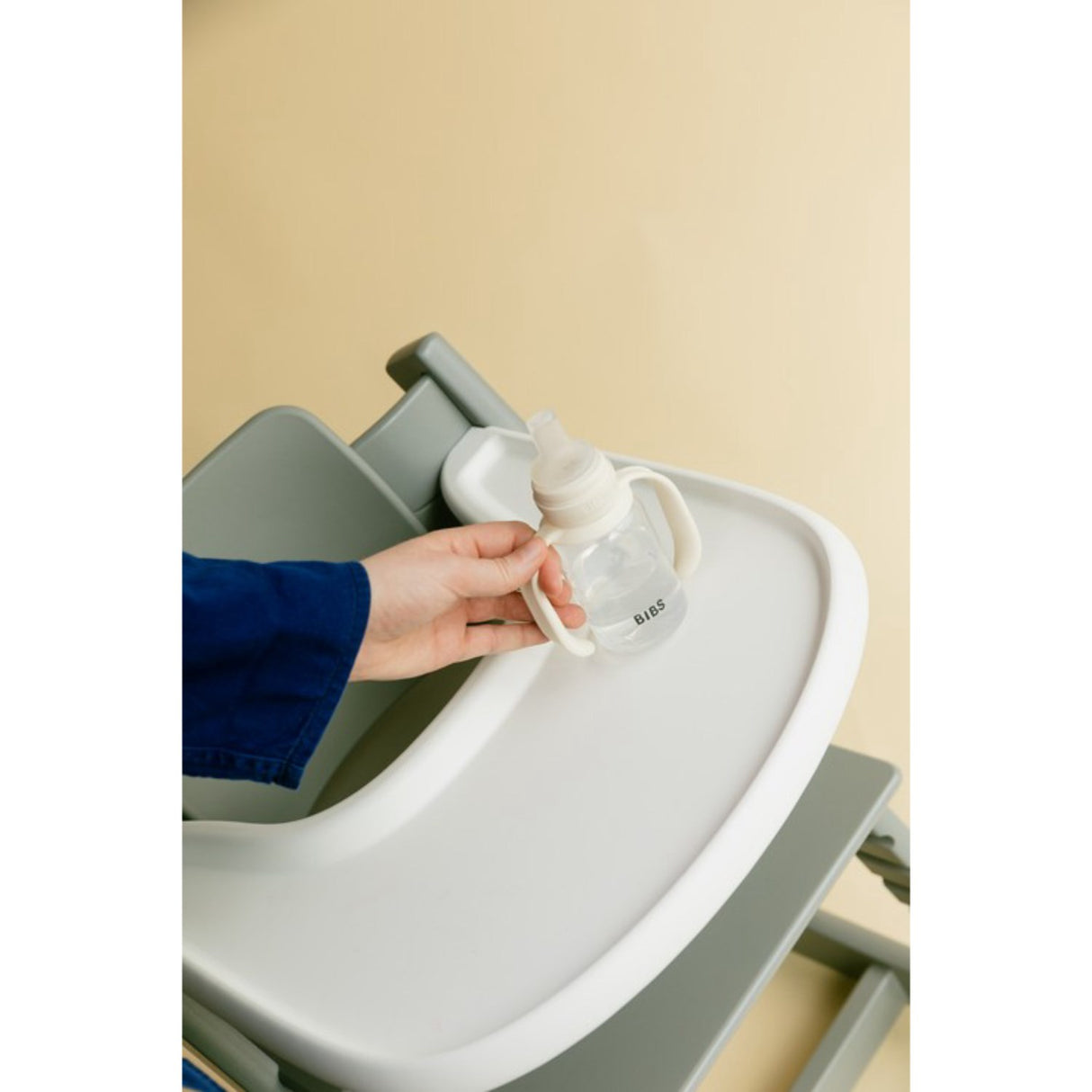 Bibs Ivory Baby Sippy Flaske Spout Round Silikon Slow Flow