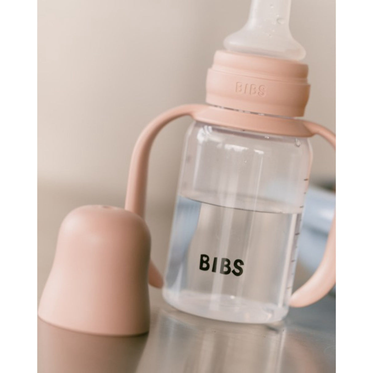 Bibs Blush Baby Sippy Flaske Spout Round Silikon Slow Flow
