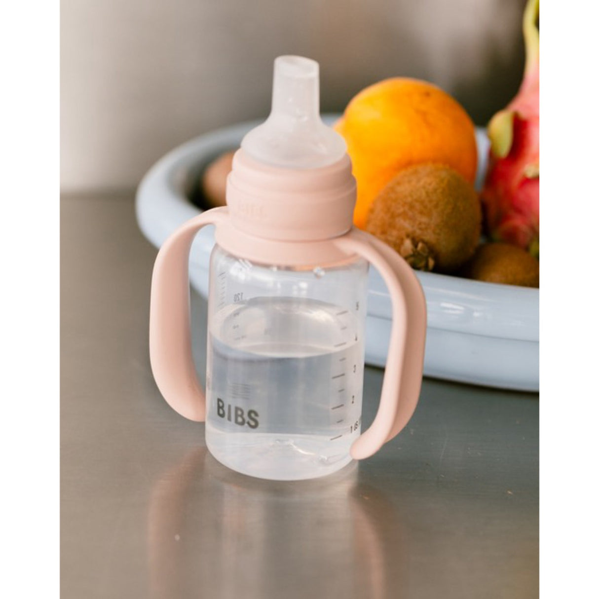 Bibs Blush Baby Sippy Flaske Spout Round Silikon Slow Flow