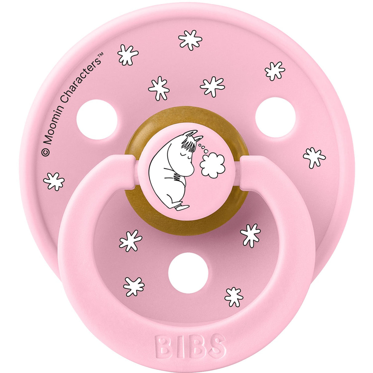 Bibs X Moomin Baby Pink Mix Smokk Colour 2-Pakning Dreaming Latex