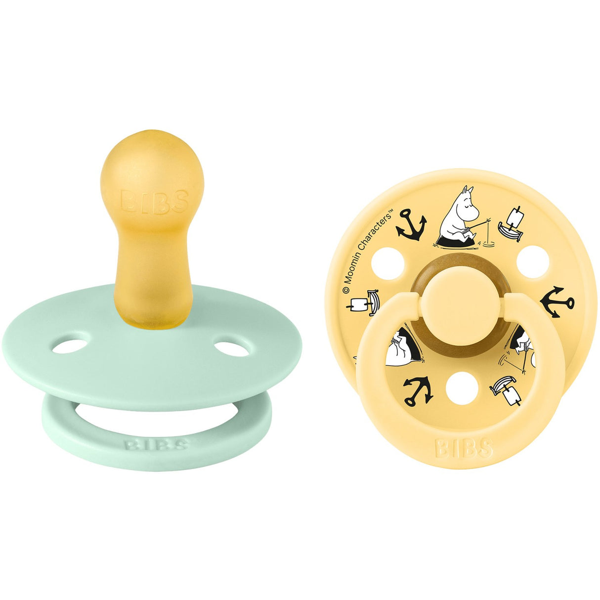 Bibs X Moomin Nordic Mint Mix Smokk Colour 2-Pakning Sailing Latex