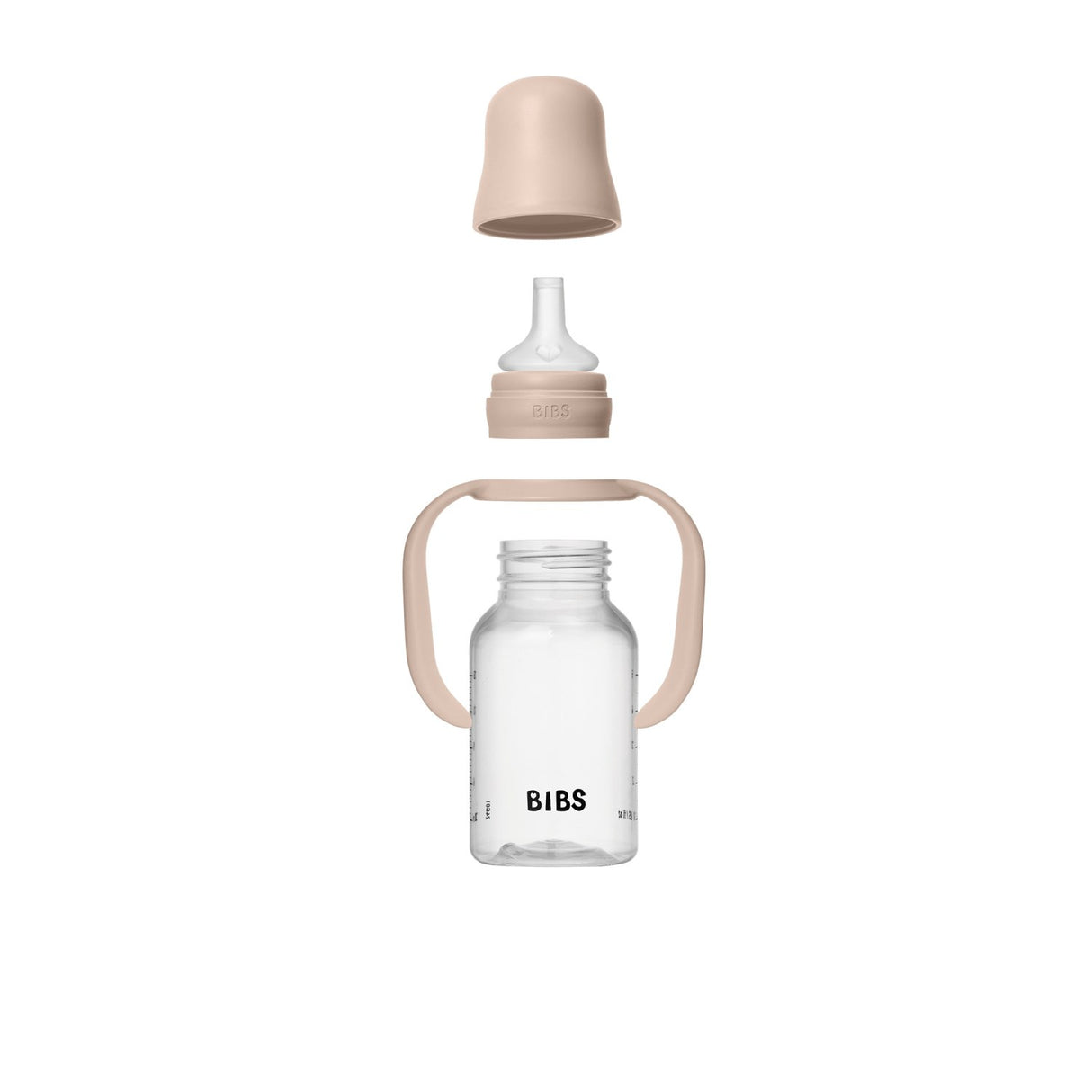 Bibs Blush Baby Sippy Flaske Spout Round Silikon Slow Flow