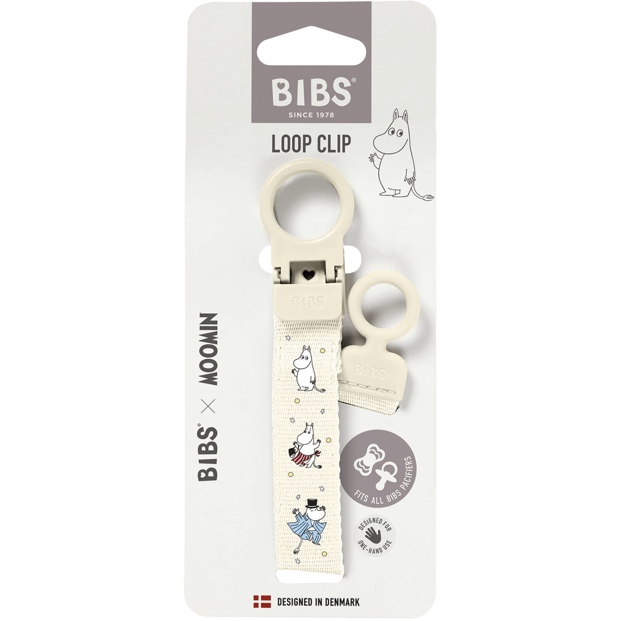 Bibs X Moomin Ivory Smokk Clip Loop