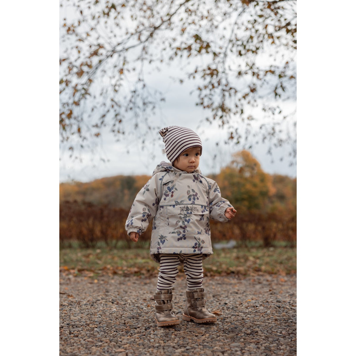 Petit Piao Blackberry AOP PPDard Winter Jakke