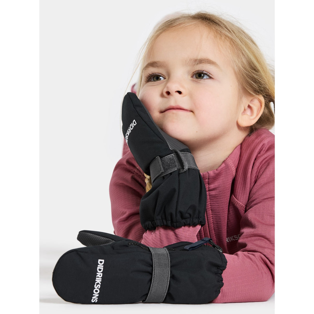 Didriksons Black Biggles Zip Hanske 8