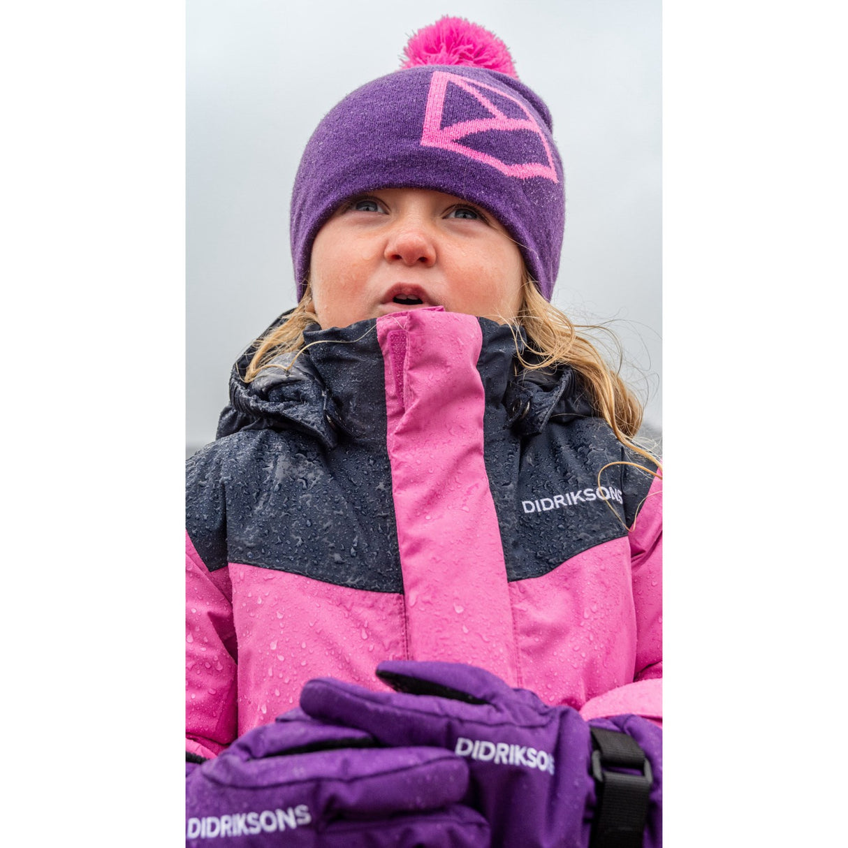 Didriksons Sweet Pink Skare Kids Sett