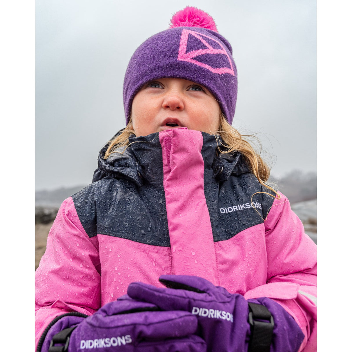 Didriksons Sweet Pink Skare Kids Sett