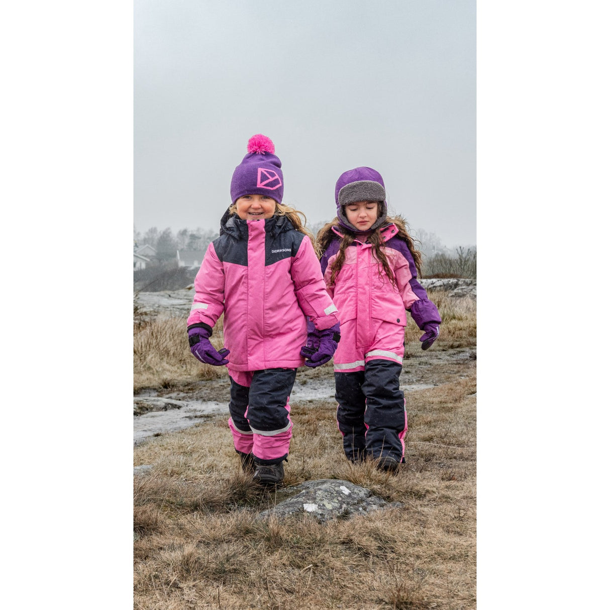 Didriksons Sweet Pink Skare Kids Sett
