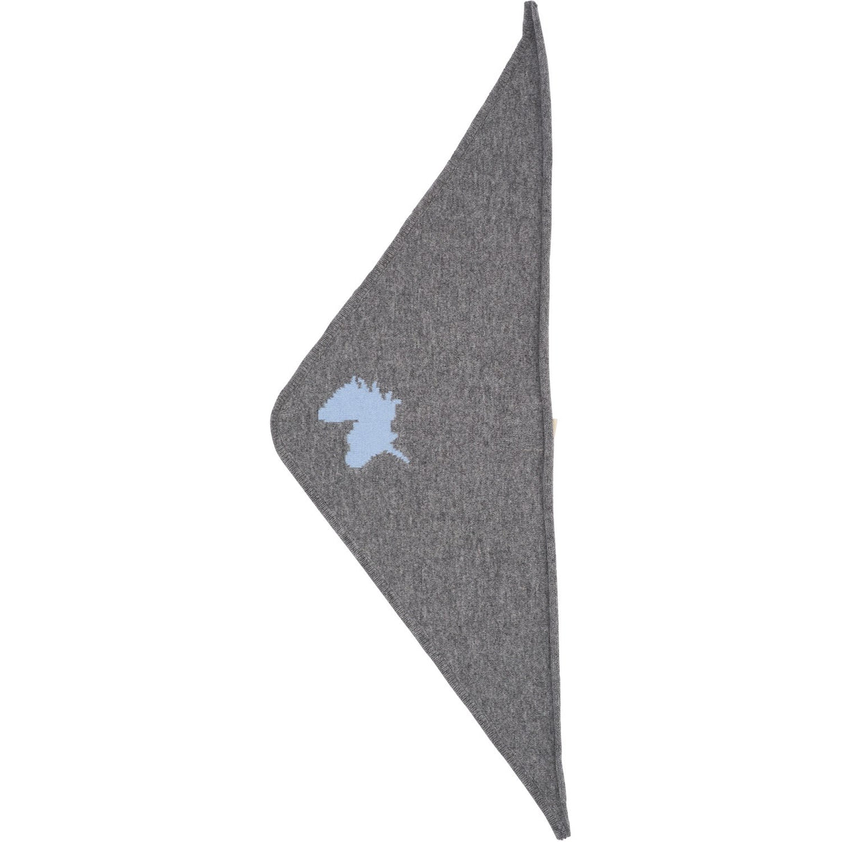 COPENHAGEN COLORS Dk Grey Mel./Blue Cashmere Icon Skjerf