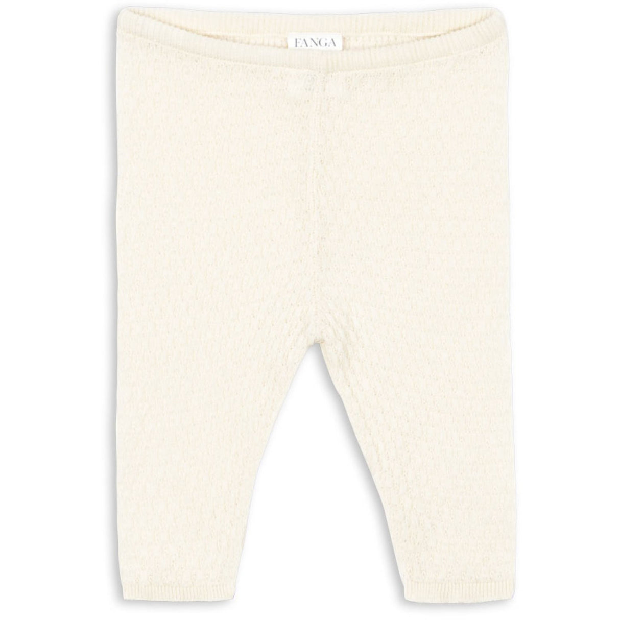 Konges Sløjd Fanga Antique White Venti Pointelle Bukser GOTS