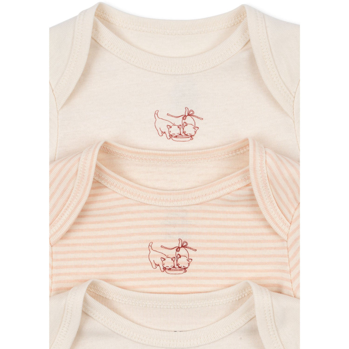 Konges Sløjd Fanga Blush Mix Fio Stripe 3 Pakke Ls Body OCS