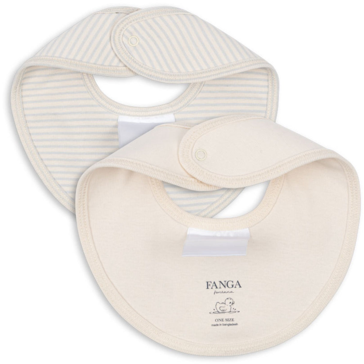 Konges Sløjd Fanga Blue Mix Fio Stripe 2 Pakke Hakesmekke OCS