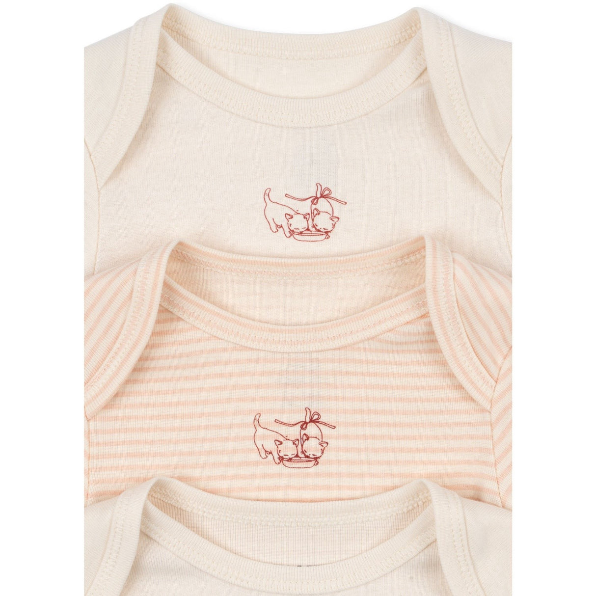Konges Sløjd Fanga Blush Mix Fio Stripe 3 Pakke Ls Body OCS