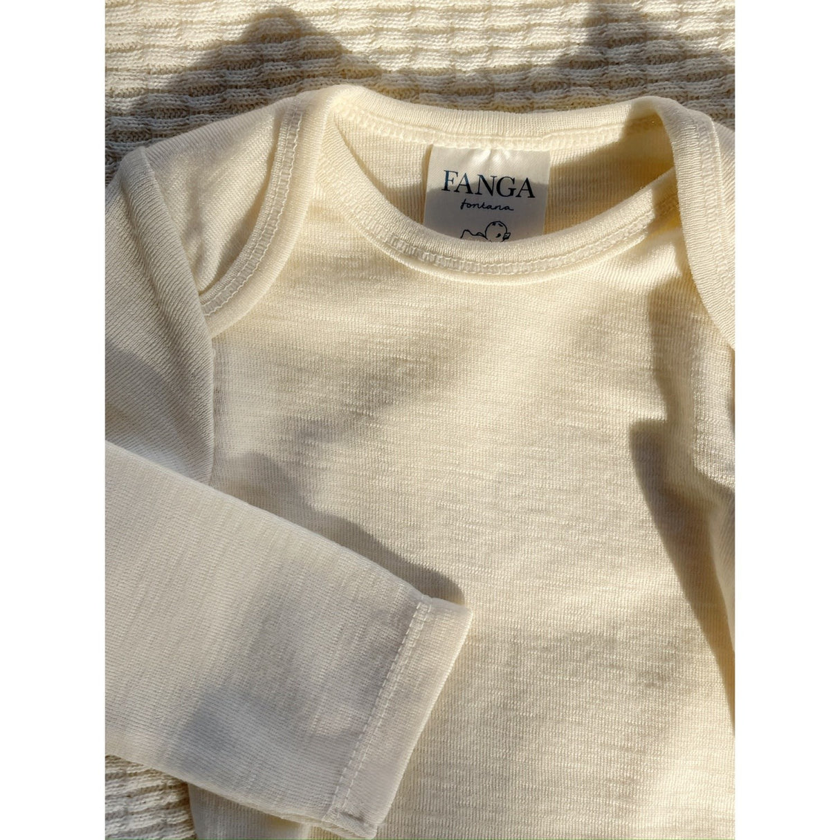 Konges Sløjd Fanga Beige Melange Erba Ull Ls Body