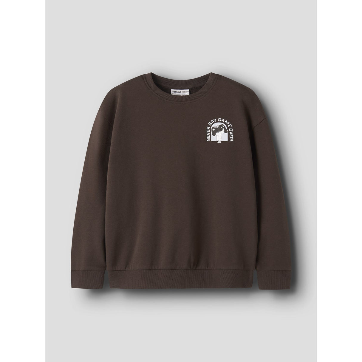 Name It Delicioso Gamer Nkmvildar Ls Nreg Sweat Bru