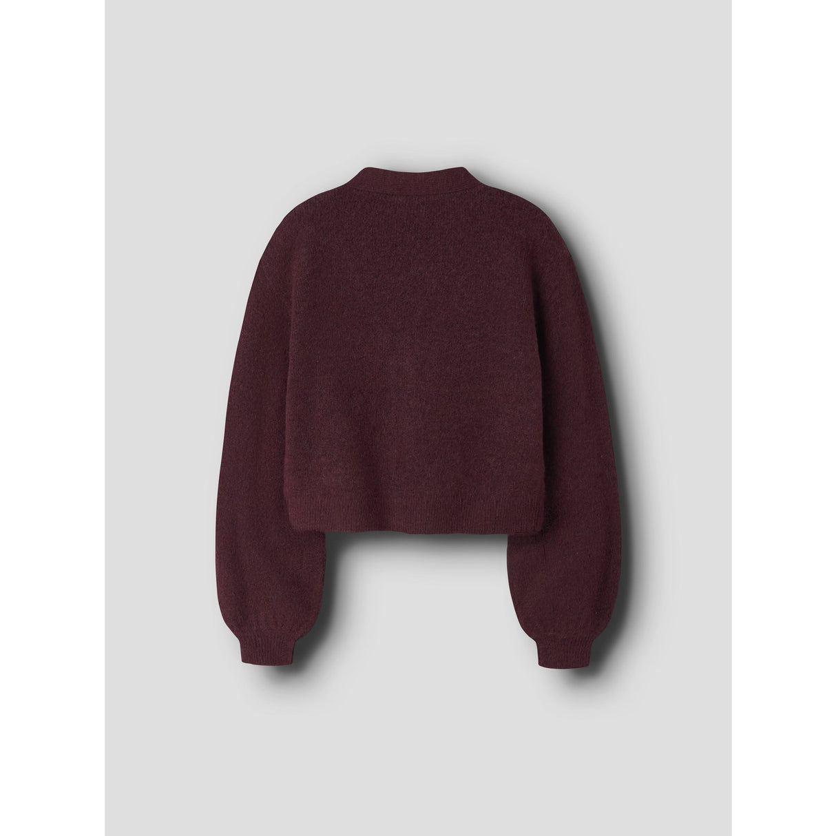 Name It Burgundy Black Bow Nkfrina Ls Strikk Card