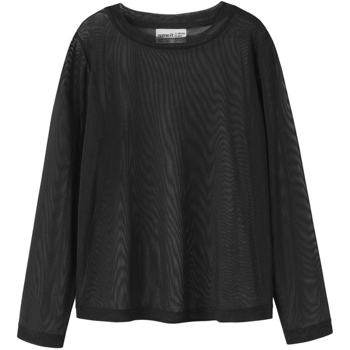 Name It Black Nkfrophelia Ls Mesh Topp