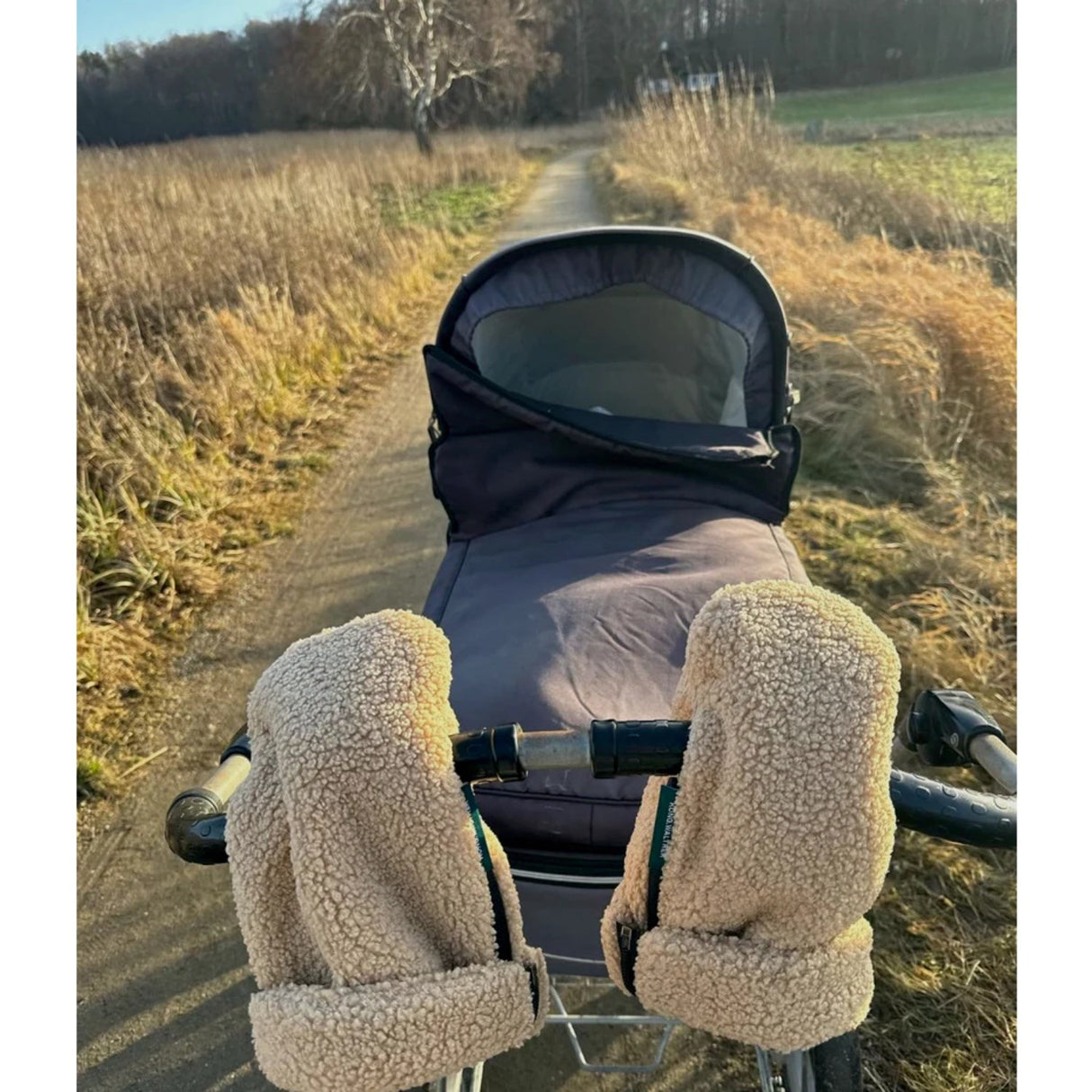 KongWalther Sand Teddy Østerbro Barnevognhansker